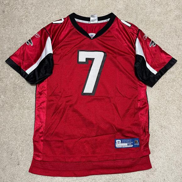 Vintage 2000s Atlanta Falcons Michael Vick #7 Red Reebok NFL Jersey XL(18-20) - Picture 1 of 5